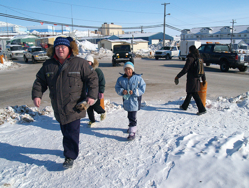 Pedestrians and cars navigate a busy Four Corners intersection in this April, 2007 file photo. City council heard a pitch this past Tuesday for traffic fixes for Apex Road, including proposed streetlights for the Four Corners intersection. (FILE PHOTO)
