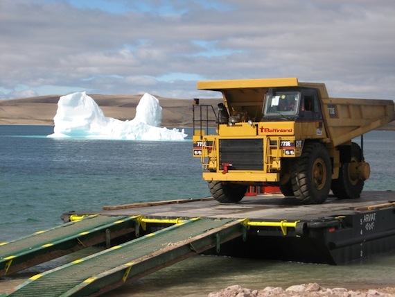 Baffinland Iron Mines Corp. has set up a committee to analyze an unsolicited $274-million takeover bid for its $4-billion Mary River iron ore project on Baffin Island, made by an investment group called Nunavut Iron Ore on Sept. 22. The Mary River site contains about 500 million tonnes of high-grade reserves of iron ore which would keep an open-pit mining operation busy for 20 years. (PHOTO/BAFFINLAND)
