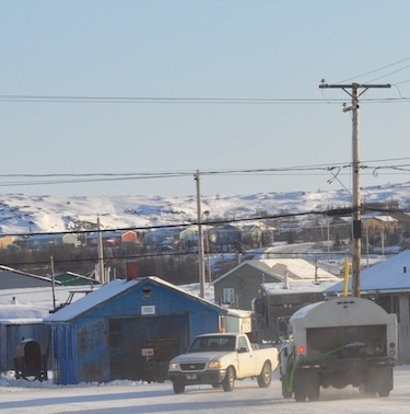 A new Nunavik-based driver training program will train 300 drivers a year in Kuujjuaq, shown here, and Inujuak and provide them with a standard Quebec license. (PHOTO BY SARAH ROGERS)