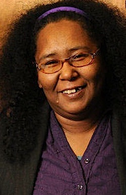 Annie Pisuktie is the new Inuit street caseworker at Montreal's Chez Doris day shelter at 1430 Chomedey St..