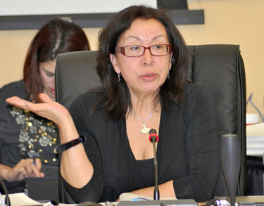 Nunavik negotiator Minnie Grey says the region “has missed a great opportunity,” in response to the rejection of the Nunavik Regional Government April 27. (PHOTO BY SARAH ROGERS)