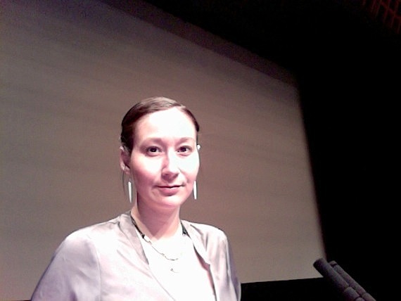 “In our Inuit communities we are observing, with growing concern, the various changes in the weather and environment in our Arctic homelands, which are linked to the global climate changes,” Parnuna Egede, a biologist from Greenland and an advisor on environmental issues at the Inuit Circumpolar Council, at the May 4 opening of this week’s conference on Arctic climate change and pollution in Copenhagen. “At the same time we are facing the negative impacts on our health, imposed by the effects of contaminants ending up in the Arctic regions.” (PHOTO BY JANE GEORGE)