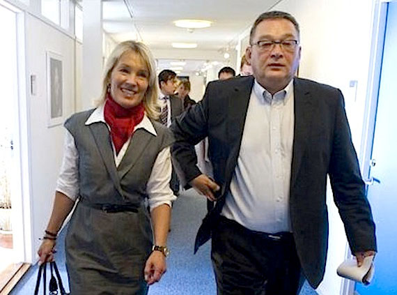 Lene Espersen, the Danish foreign minister and Kuupik Kleist, the prime minister of Greenland are hosting the Arctic Council ministerial meeting in Nuuk on May 12. Member states are to sign a legally-binding search and rescue agreement among the Arctic Council's member nations and talk on how to curb climate change. (PHOTO COURTESY OF THE ARCTIC COUNCIL)
