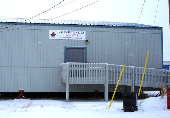 The Ikaluktutiak Elks Lodge 593 has applied for a liquor license at its clubhouse on 2 Kopannoak St. in Cambridge Bay (PHOTO BY JANE GEORGE)