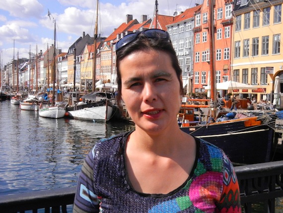 It easier to talk about climate change in Copenhagen than in Greenland, says Greenlandic climate activist, writer and author Lana Hansen. (PHOTO BY JANE GEORGE)