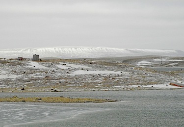 Ottawa will spend $149 million over the next five years to help communities deal with the impacts of climate change — such as the late freeze-ups noticed in Nunavut communities like Cambridge Bay. (PHOTO BY JANE GEORGE)
