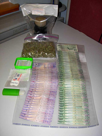 Police in Hall Beach uncovered 196 grams of marijuana while executing a search warrant in Hall Beach last week. The RCMP says that's enough to yield 400 marijuana cigarettes, which sell for $30 a piece locally. (PHOTO COURTESY OF THE RCMP)