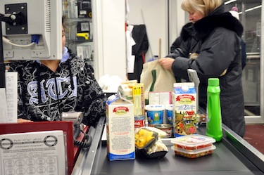 In a Feb. 20 letter to federal ministers, Quebec MNA Luc Ferland says the cost of items like milk and flour in Kuujjuaq is five times more expensive than in southern Quebec following the implementation of Nutrition North. (PHOTO BY SARAH ROGERS)