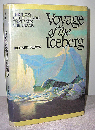 The original cover of Voyage of the Iceberg by Dick Brown, first published in 1983.