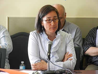 Lisa Koperqualuk, the president of Nunavik's Saturviit women's association, has some money and lots of plans to benefit women, children and families in Nunavik. The association is also open to Nunavik Inuit women who live in the South, she said. (PHOTO BY JANE GEORGE)