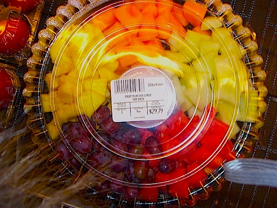 If you want this fruit platter, you'll have to pay $29.79 for it in the western Nunavut community of Gjoa Haven. High food prices in Northern regions were among the topics brought up by Inuit Tapiriit Kanatami president Mary Simon this week during a meeting with the UN's special rapporteur on the right to food, Olivier De Schutter. De Schutter unveiled a highly-critical report on food security in Canada May 16, which said that Canada wasn't doing enough to help aboriginal people to access food. Read more about his report and the responses on Nunatsiaqonline.ca. (PHOTO BY JOE OTOKIAK)