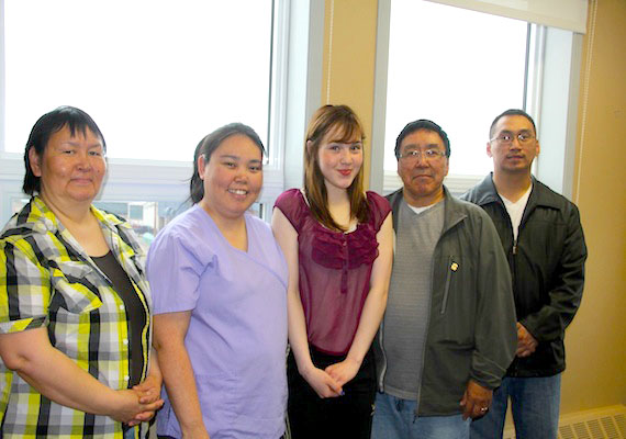 Alookie Korgak, 16, a recipient of a Nunavut Law Foundation Upinnaqtuq award (uppinnaqtuq meaning “to celebrate a person’s accomplishments” or “person you are proud of