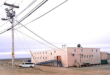 Among the assets being sold by 953731 NWT Ltd., an Inuit-owned company managed by Resolute Bay businessman and former mayor Aziz Kheraj: the Airport Hotel. (PHOTO BY JANE GEORGE)
