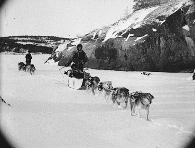 This image of a dog team was photographed in 1920 during the production of a film for the Hudson Bay Co. (HANDOUT IMAGE)