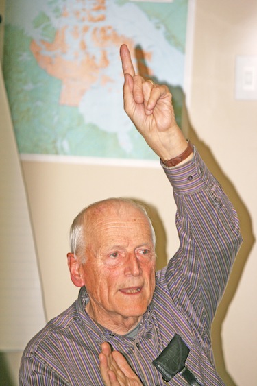 The diamond potential in Nunavut is huge, says Dr. Herb Helmstaedt of Queen’s University, a geologist and diamond expert. (PHOTO BY DAVID MURPHY)