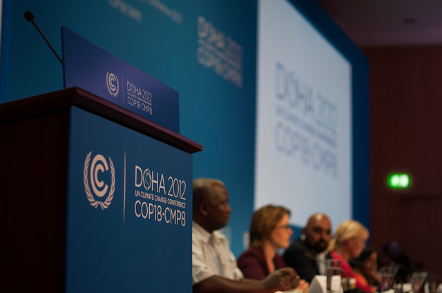 United Nations climate talks are underway this week in Doha, Qatar. (PHOTO BY PENNY YI WANG/ ABOUTCOP18/CMP8)