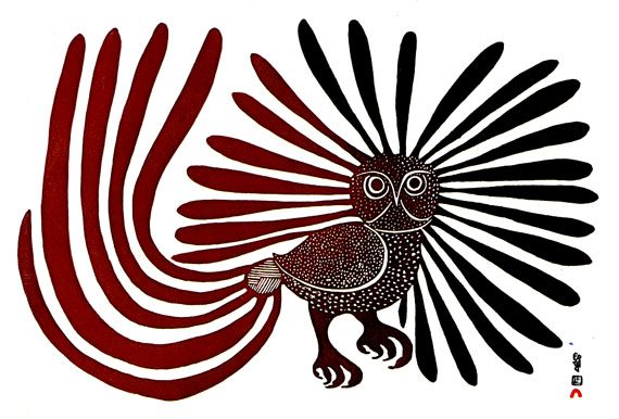 Here’s a version of The Enchanted Owl, Kenojuak Ashevak’s best-known image, released in 1960. (SUBMITTED IMAGE)