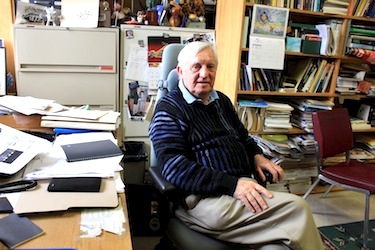 Carleton University geographer Dr. Fraser Taylor just got a $516,323 grant to continue his work helping Inuit map their communities, their way. (PHOTO BY LISA GREGOIRE)
