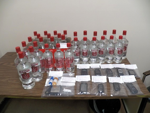 Here's a look at some of the alcohol, drugs and other items seized April 20 in Cambridge Bay. (PHOTO COURTESY OF THE RCMP)