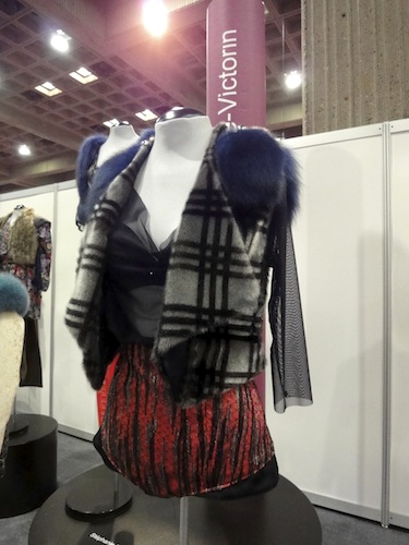 Sealskin is dyed and cut into exotic garments like these on display at a NAFFEM fur show, which takes place this year April 28 to April 30 in Montreal.