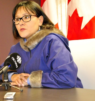 Canada’s environment minister Leona Aglukkaq, pictured here in 2012, is leading a Canadian delegation this week at the United Nations convention on climate change in Warsaw, Poland. (FILE PHOTO)