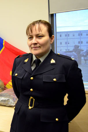 Newly-promoted RCMP Sgt. Yvonne Niego will continue to serve as community policing coordinator. (PHOTO BY JIM BELL) 