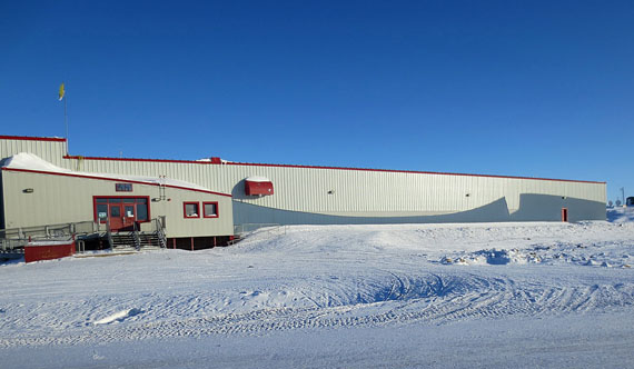 Pond Inlet’s two-year-old $6.2 million hockey arena finally re-opened March 14, almost a year after it was closed due to electrical and structural problems. (COURTESY HAMLET OF POND INLET)