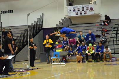 Team Nunavut competing at the two-foot high kick event March 18. (PHOTO COURTESY OF TEAM NUNAVUT) 