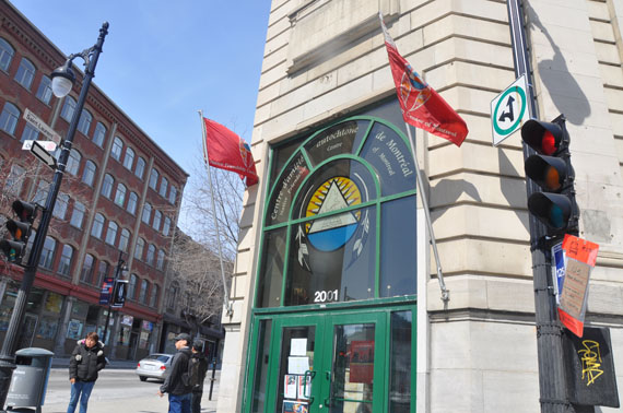 Inuit make up about half of the clients at the Native Friendship Centre of Montreal, located on St. Laurent Boulevard. (PHOTO BY SARAH ROGERS)