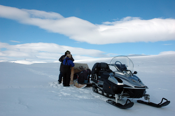 JBNQA beneficiaries are now eligible for subsidies of $1,000 towards snowmobiles, outboard motors, all-terrain vehicles and boats purchased for the purpose of subsistence harvesting, in addition to 30 per cent discounts on qamutiks. (PHOTO BY SARAH ROGERS)