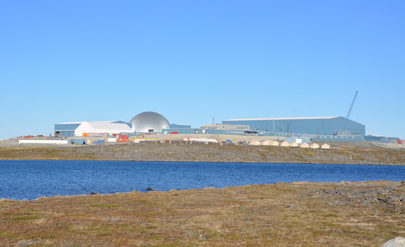 Meadowbank’s mine site houses its mills, processing plants and accommodations for its 480 employees. (PHOTO BY SARAH ROGERS)