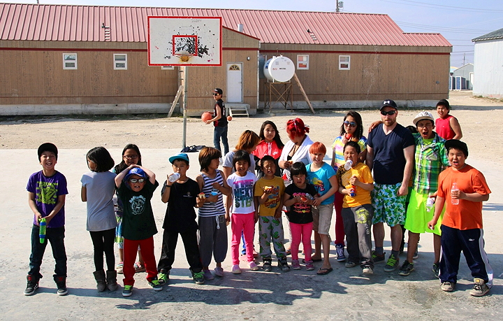 With the summer sun providing ample light and warmth to our northern regions, it's time to get out and play. Cambridge Bay is holding a two-day, three-on-three basketball tournament July 14-15. With money from the Cambridge Bay Elks, and some fundraising on their own, George Garrett, Christine Aye and Talia Maksagak, all outreach workers  dealing with mental health, justice and youth, decided to run some boredom-busting programs and this tourney was one of them. About two dozen children participated, playing a mini-tournament, a few games of 