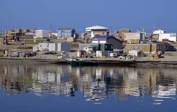 Search and rescue crews are combing the shoreline in Igloolik for traces of a missing 16-year-old. (PHOTO COURTESY OF KATILVIK.COM)