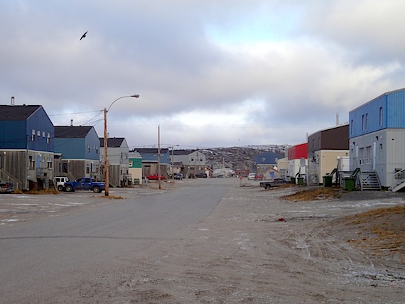 Social housing units like these ones in Kuujjuaq remain in short supply throughout Nunavik, where about 870 more housing units are needed. (PHOTO BY JANE GEORGE)