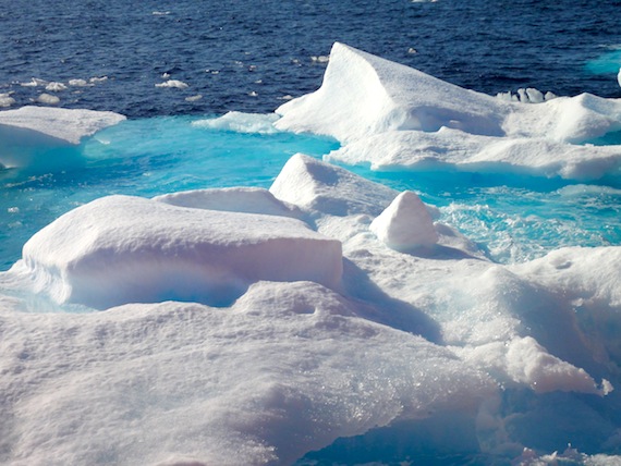 Will the world let the Arctic melt? The United Nations climate change panel wants action to curb the man-made causes of climate change. (PHOTO BY JANE GEORGE)