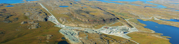 An aerial view of the Hope Bay project. (PHOTO COURTESY OF TMAC) 