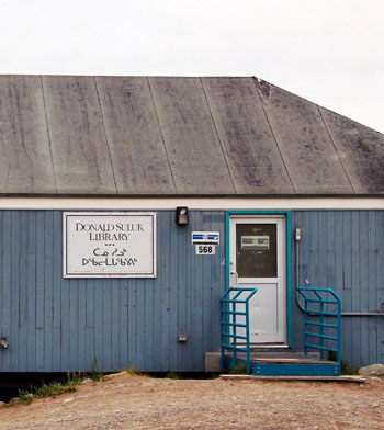 Arviat’s Donald Suluk library has been closed since the end of March, while the centre waits on new funding for 2015-16. (PHOTO COURTESY OF ULTIMA THULE)