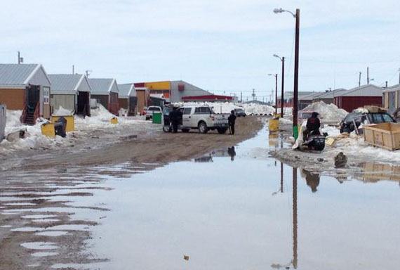 RCMP members in Arviat were able to resolve an incident involving a distraught man in a local residence the afternoon of May 13. (SUBMITTED PHOTO) 