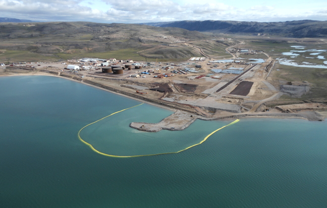 Baffinland's port at Milne Inlet, built to ship iron ore from the nearby Mary River mine (PHOTO COURTESY OF BAFFINLAND)