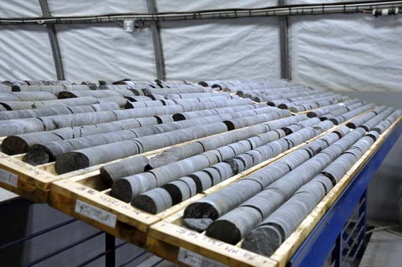 These samples of rock were excavated at the site of Agnico Eagle Mine's Meliadine gold project outside of Rankin Inlet. (FILE PHOTO)