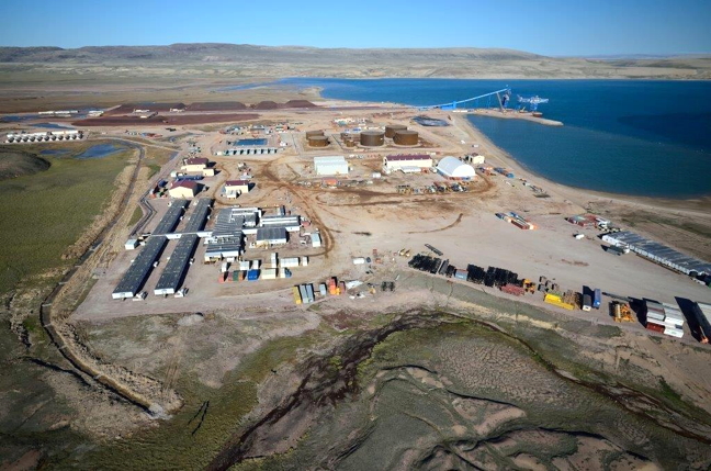 Baffinland's port facility at Milne Inlet. The Nunavut Impact Review Board requested last August that Baffinland Iron Mines submit an addendum to its current final environmental impact statement detailing proposed changes, impacts and mitigation efforts related to its Phase 2 proposal. (PHOTO COURTESY BAFFINLAND IRON MINES)