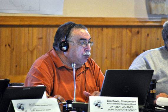 Ben Kovic has resigned as chair of the Nunavut Wildlife Management Board. He says it's to concentrate on more on his work with the Iqaluit HTA and the board of Baffin Fisheries Coalition. (FILE PHOTO)