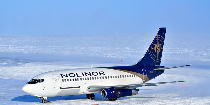 FlySarvaq will use Nolinor Aviation's Boeing 737 aircraft and pilots on a new scheduled service that will start flying May 6 this year. (FILE PHOTO)
