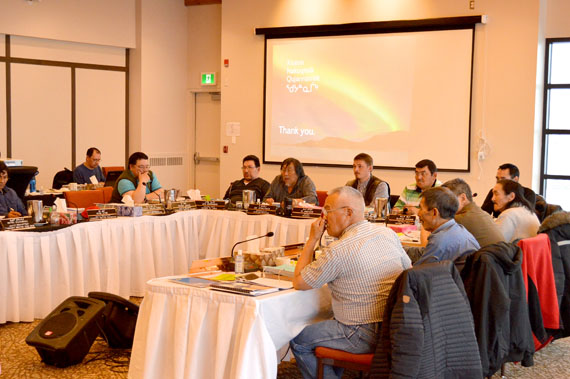 The Qikqtani Inuit Association annual general meeting in Iqaluit this past October. The organization's board will hold two days of meetings in Iqaluit starting Feb. 17. (FILE PHOTO)
