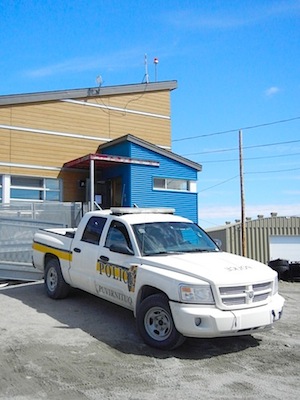 Kativik Regional Police Force says the travelling court can put a strain on its services when it visits Puvirnituq, the judicial hub of Nunavik's Hudson coast. (FILE PHOTO) 