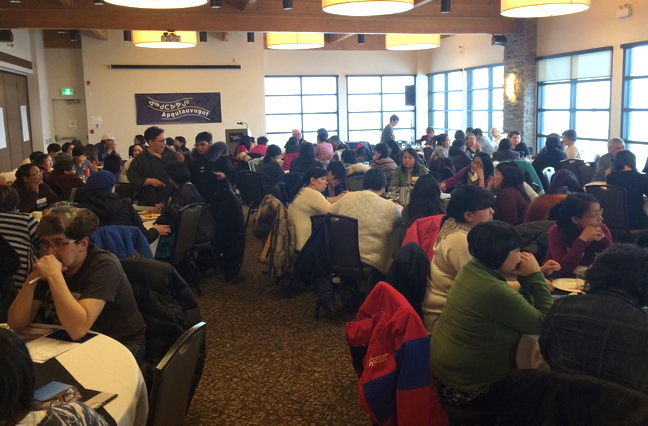Dozens of interpreters and translators, from around Nunavut, are gathering in Iqaluit this week to talk about standardizing Inuktut and other issues related to their field. (PHOTO BY STEVE DUCHARME)