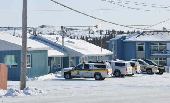With no correctional facility in the region, Nunavimmiut are detained in police holding cells until they are transferred south for bail hearings. A new report says the conditions in those cells is substandard. (PHOTO BY SARAH ROGERS)