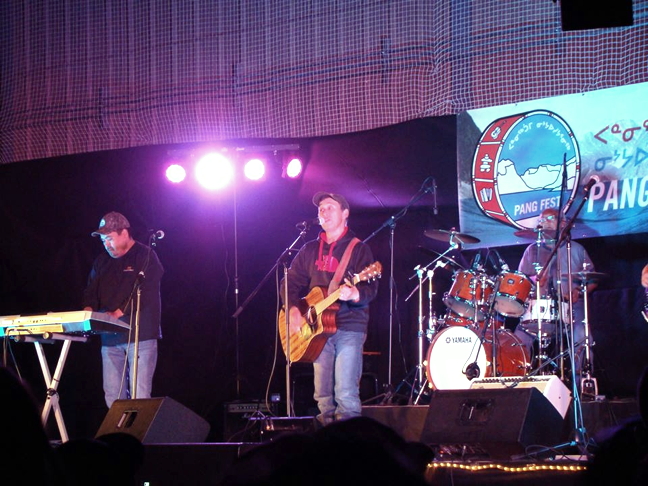The Pangnirtung Music Festival, which unfolded June 25 and 26 in that South Baffin community, featured a number of visiting performers this year including Greenland's Nanerauq and Inuk and the Ottawa-based Twin Flames. Local favourites also drew crowds such as the Daniel Kolola Band and Annie Keenainak. (PHOTO BY DANIEL KULUGUQTUK