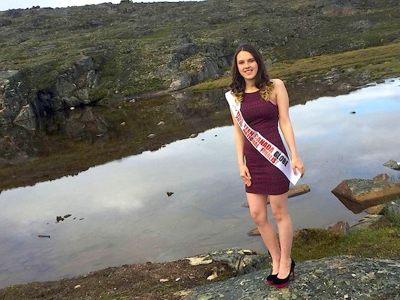 Iqaluit teen Chantel Caza is gearing up for the 2016 Miss Teen Canada Globe Pageant, where she’s representing Nunavut as a contestant this year. Caza, 13, just finished Grade 8 at Aqsarniq Middle School, and her hobbies include gymnastics, cheerleading and caring out for her two dogs — so much so that she hopes to become a veterinarian. This is her first time competing in the national pageant, sponsored by the Qikiqtaaluk Corp., which kicks off in Toronto Aug. 4. You can vote for Caza at her pageant profile page: bit.ly/29ZUR4r (PHOTO BY GINA PALLISTER) 