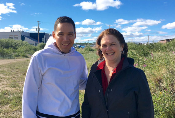 Inuit Tapiriit Kanatami President Natan Obed poses with federal Health Minister Jane Philpott in sunny Kuujjuaq July 27 ahead of the launch of the organization’s National Inuit Suicide Prevention Strategy. ITK released the 44-page document, which identifies 29 objectives to help combat suicide in Canada’s four Inuit regions, which suffer from a suicide rate between five and 25 times higher than the national average. To help implement the plan, Philpott announced $9 million for Inuit-specific mental wellness programs, part of a $69 million envelope the government announced last month directed at mental health support in Indigenous communities. Read more about the newly-released strategy at Nunatsiaqonline.ca. (PHOTO COURTESY OF THE GOVERNMENT OF CANADA)
